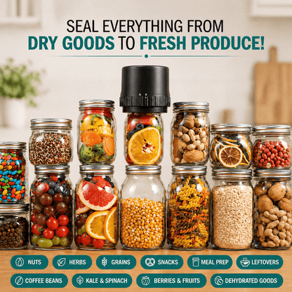 SealSmart™ Mason Vacuum Sealer Kit