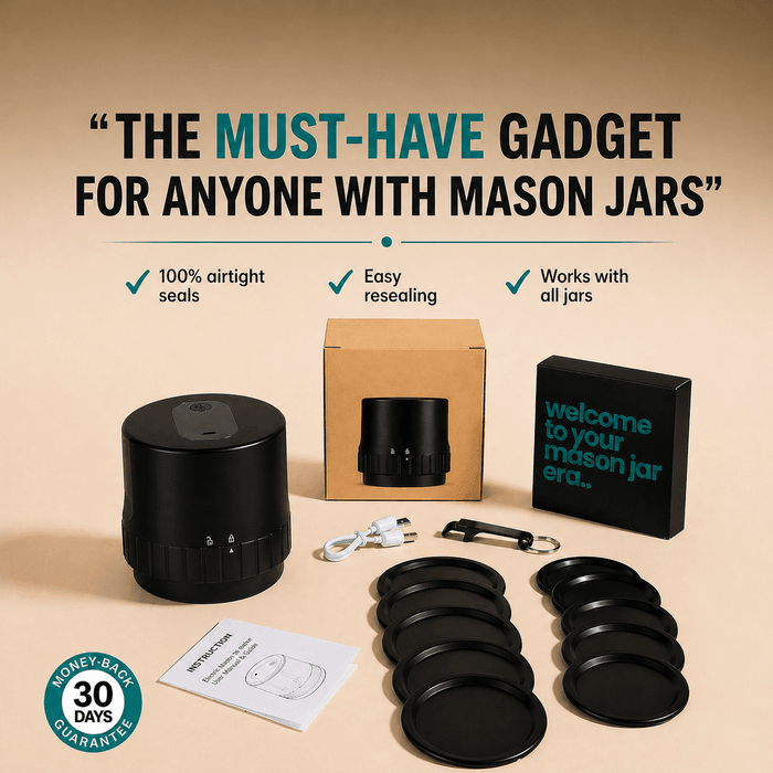 SealSmart™ Mason Vacuum Sealer Kit